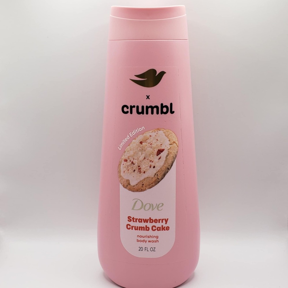 Dove x Crumbl Strawberry Crumb Cake Limited Edition Body Wash - 20 Fl Oz